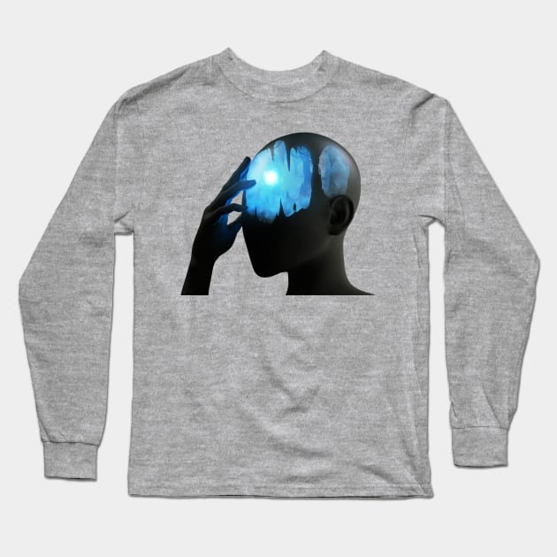 Creative/Deep Thinking Long Sleeve T-Shirt by gruntcooker